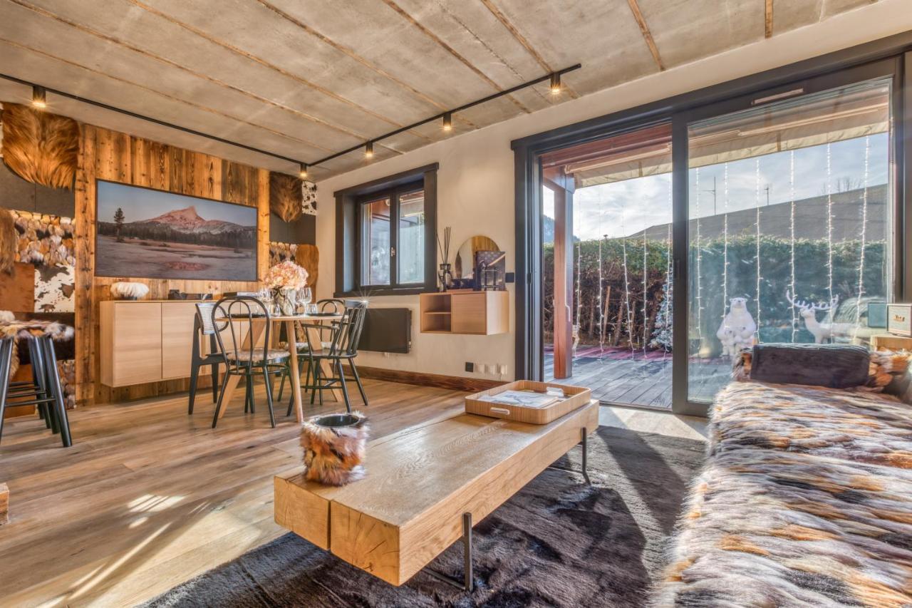 Appartement Le Petit Coeur De Megeve -Mont770- Extérieur photo